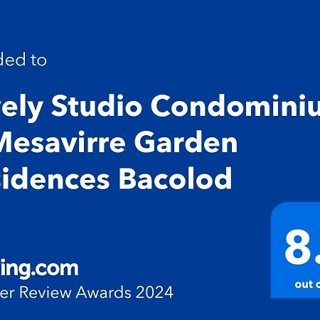 Lovely Studio Condominiums At Mesavirre Garden Residences Bacolod Eksteriør bilde